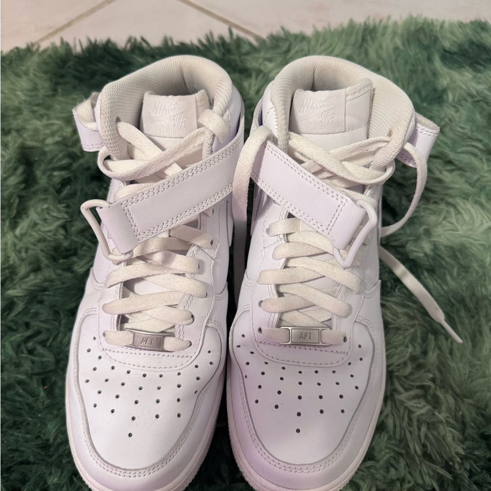 Nike White High-Top Air Force 1 Sneakers